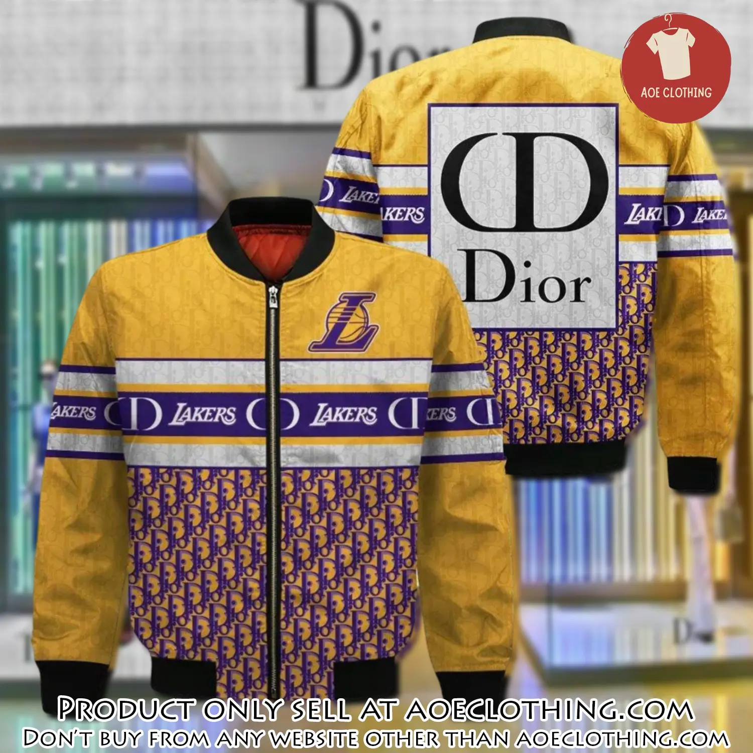 Dior nba lakers jacket luxury clothing clothes outfit for men aoe0922380